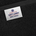 thumbnail image 6 of American Soft Linen Luxury 40x80 Oversized Bath Sheet, 100% Cotton XL Turkish Bath Sheet Towel, Black, 6 of 9
