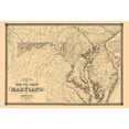 thumbnail image 2 of Lucas 18x13 Black Ornate Wood Framed with Double Matting Museum Art Print Titled - Maryland - Lucas 1841, 2 of 4