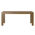 thumbnail image 4 of 72" Modern Solid Wood Dining Table Set with Bench, Pecan Wirebrush, + 4 Chairs Walnut, 4 of 12