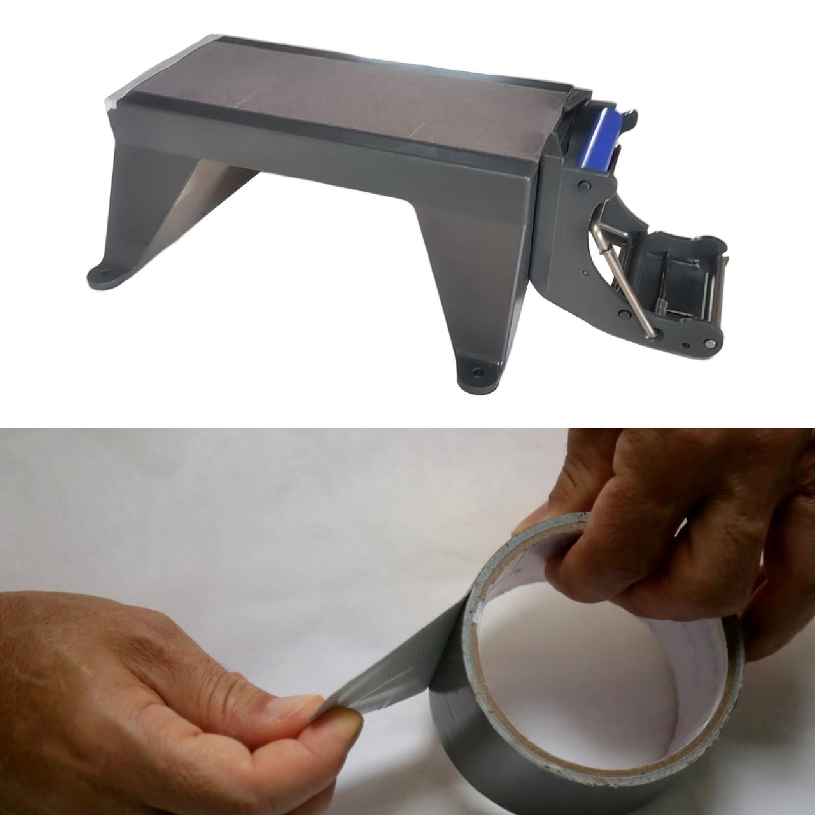 figatia Packing Tape Dispenser Tape Cutter 33.6x19x10cm Compact Built in Serrated Blade Space Saving for Shipping, Carton Accessories Dark Grey