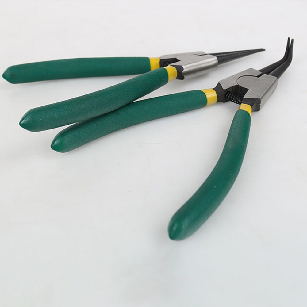 US 1-2 Sets of 4-Pc Heavy Duty Circlip Pliers Snap Ring External Internal Kit 7'