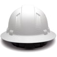 thumbnail image 6 of Ridgeline White Graphite Pattern Full Brim Hard Hat, Four Point Adjustable Ratchet Suspension, 6 of 8