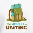 thumbnail image 3 of CafePress - The World Is Waiting Hoodie - Pullover Hoodie, Hooded Sweatshirt, 3 of 3
