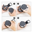 thumbnail image 3 of DEEPCRAFF Wall Mount Acrylic Speaker Stand for Dot with Stable Triangle Base Black, 3 of 8