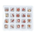 thumbnail image 2 of 20PCS Nail Art Crystal Rhinestone Bling, Nail Crystals Heart Rectangular Rhinestones  for Women DIY Craft Jewelry Nail Design, Portable Enough for Travel and Performances Scenes, 2 of 7