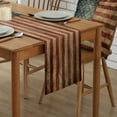 thumbnail image 2 of Cotton Linen Table Runner, US Flag Kitchen Table Runners for Family Dinner, Banquet, Parties and Celebrations, Vintage American Flag Table Decor, 13.8 x 90 inch, 2 of 6