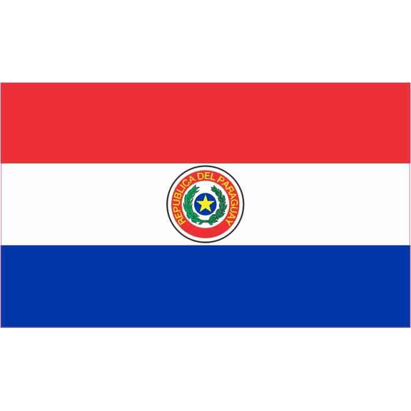 5in x 3in Paraguay Flag Magnet Vinyl Vehicle Country Flag Bumper Magnets
