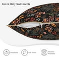 thumbnail image 5 of KLL Floral Decorative Throw Pillow Covers Velvet Soft for Couch Sofa Bedroom Living Room Outdoor - 18"x18", 5 of 8