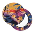 thumbnail image 2 of Balery Colorful Gecko Jungle Art Fundas de asiento para taburete de bar redondo de tela de terciopelo ajustables que protegen de arañazos y manchas para sillas de 14 a 17 pulgadas.-12 inch, 2 of 7