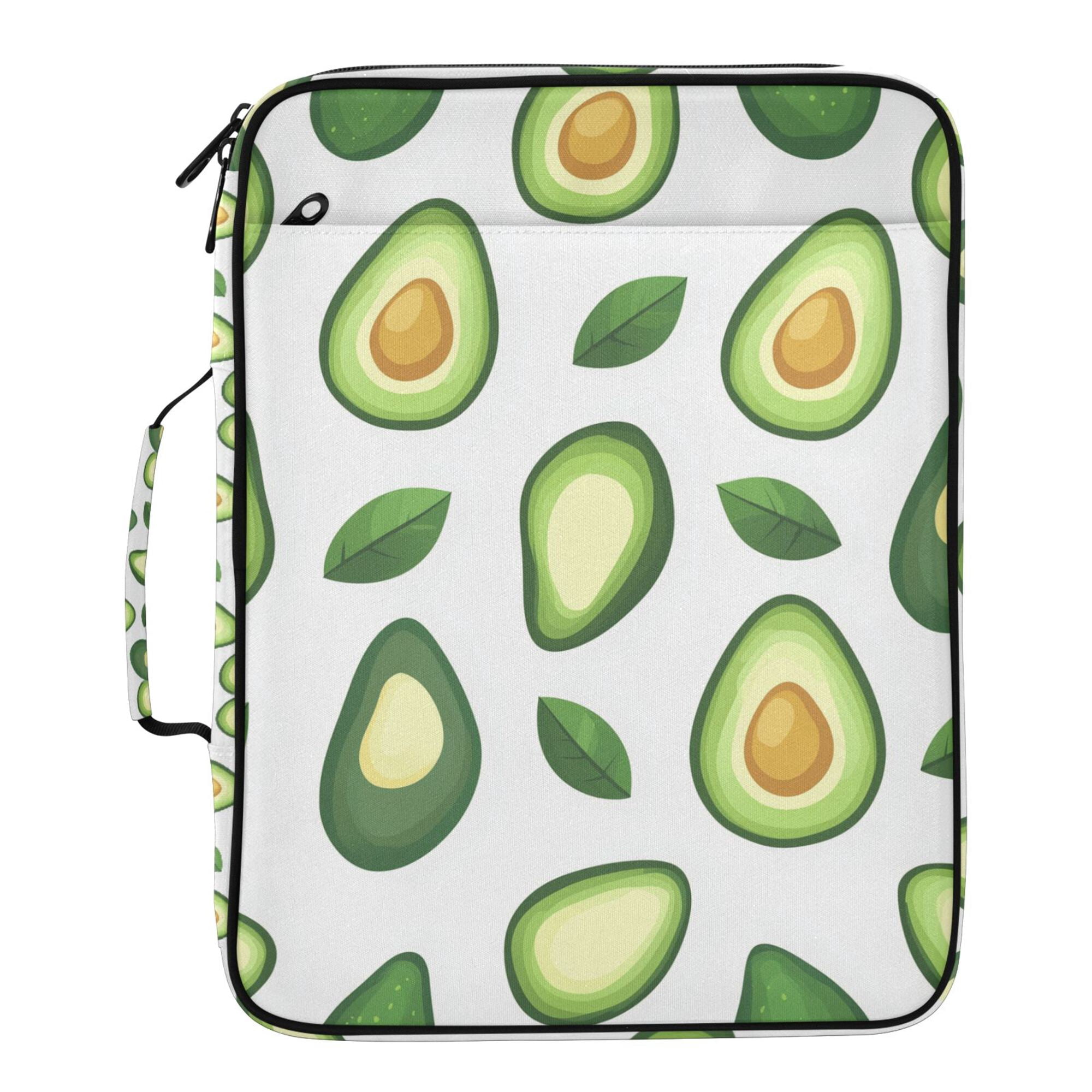 FORMRS Accordion File Folder A4 Size 7-Pocket Expanding Document Organizer Bag with 3 Ring Binder, Avocado