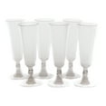 thumbnail image 2 of [32 PACK] Plastic Champagne Flutes 5 oz - Hard Plastic Disposable Clear Plastic Glass Like Flutes - Champagne Glasses BPA Free Toasting Flutes - Weddings, Parties, Cocktail Cups, Mimosas, Wine, Sodas, 2 of 3