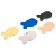 thumbnail image 4 of 100PCS Personalized Pet ID Tag Fish Shape Stainless Steel Blank Engraved Pendant Accessories Key Ring Gift ShopWise Round, 4 of 12