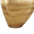 thumbnail image 4 of DecMode 9" x 19" Light Brown Glass Brushed Ombre Decorative Jars with Speckled Gold and Bronze Ring Top, 1-Piece, 4 of 9