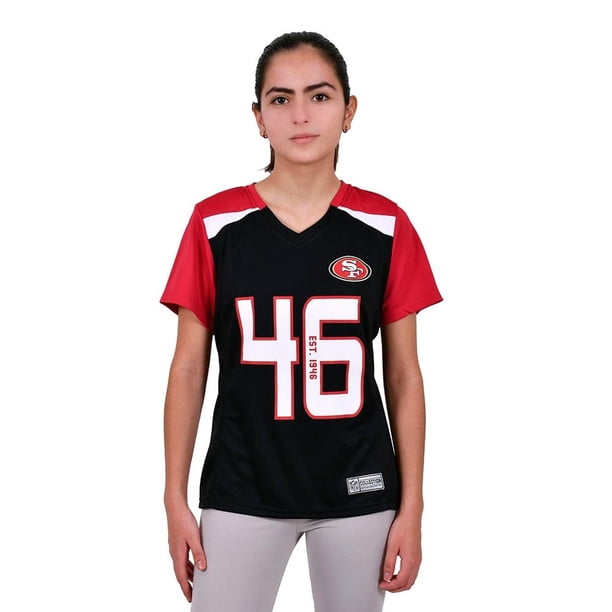 Playera Mujer NFL Talla G Negro 49 ers