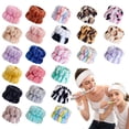 thumbnail image 2 of Banda para el cabello con muñequera para lavarse la cara, conjunto de diadema con esponja y parte superior de calavera con diseño de nube, accesorios para el cabello combinados, 2 of 2
