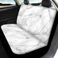 thumbnail image 4 of Uourmeti Marble Car Seat Covers Full Set Decor Front and Back Seat Protector Trendy Accessories Polyester Car Front & Rear Seat Covers Fit for most Cars Truck, 4 of 10
