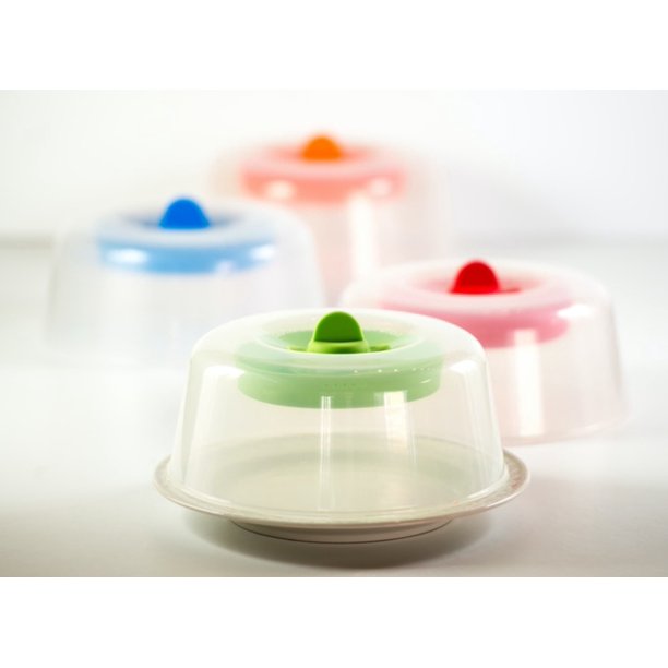 Microwave Cover Moisture Locker, GMYLE Plastic Plate Bowl Food Splatter