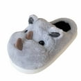 thumbnail image 3 of FUZHIQ Christmas Slippers,Funny Animal Slippers for Women with Heels Non-Slip Warm Boots, 3 of 8