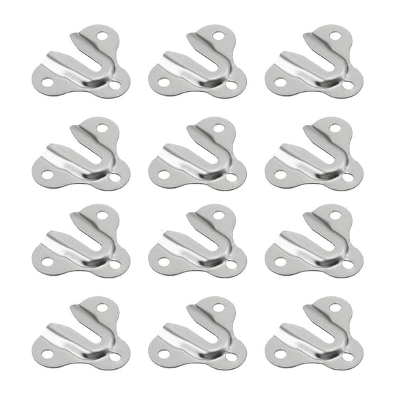 Heavy Duty Buckle Flush Mount Brackets Stainless Steel for Mirrors & Furniture