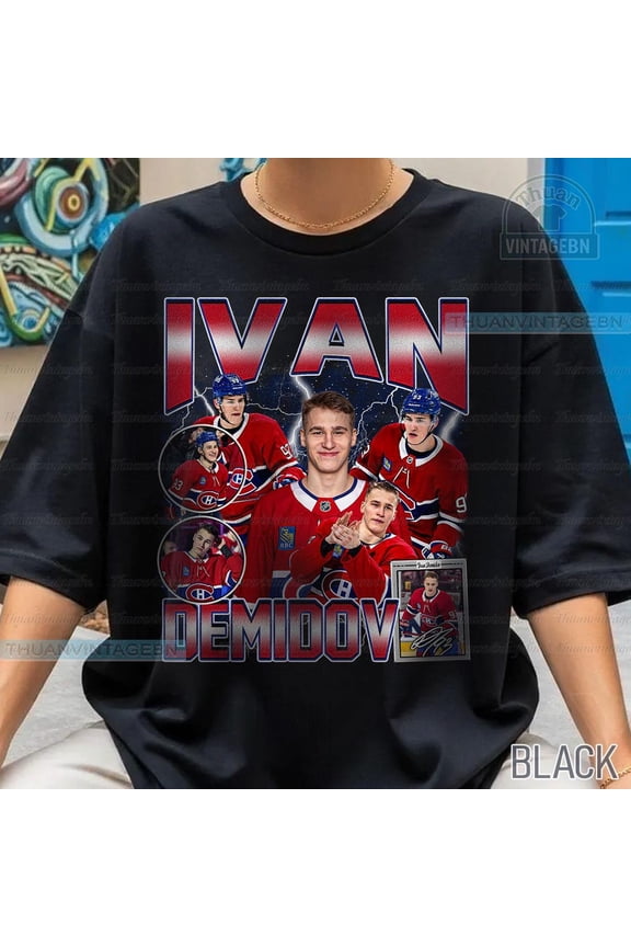 Vintage Ivan Demidov shirt, Ivan Demidov Tee, Bootleg Rap tee, Montreal Hockey Tee