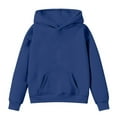 thumbnail image 4 of Byoo Tween Girl's Preppy Letter Hoodie Casual Hooded Sweatshirt Fall Winter Pullover Top, 4 of 6