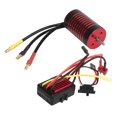 thumbnail image 3 of Traxxas 1 / 12 motor sin cepillo RC para vehículos ESC impermeable Gobernador electrónico de motor programable 3700kv, 3 of 10