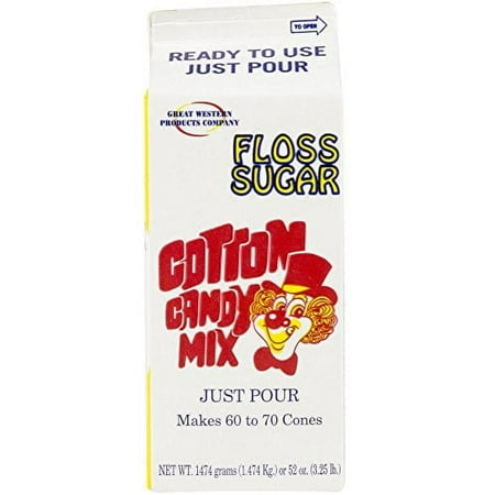 Concession Essentials CE Floss Sugar-Grape-1ct Cotton Candy Floss Sugar-Grape, 4" Height, 4" Width, 9" Length