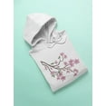 thumbnail image 3 of Beautiful Pink Flowers On Branch Hoodie Women -GoatDeals Designs, Female Small, 3 of 4