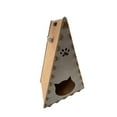 thumbnail image 3 of jinwen Triangle Cat Scratching Wear Resistant Grind Claws for Biting Climbing Kitten Beige, 3 of 9
