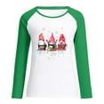 thumbnail image 5 of Mchoice Christmas Sweatshirt for Women Pactchwork Round-Neck Santa Claus Printed Sweatshirt Long Sleeve Comfortable Regular Blouse Tops, 5 of 5