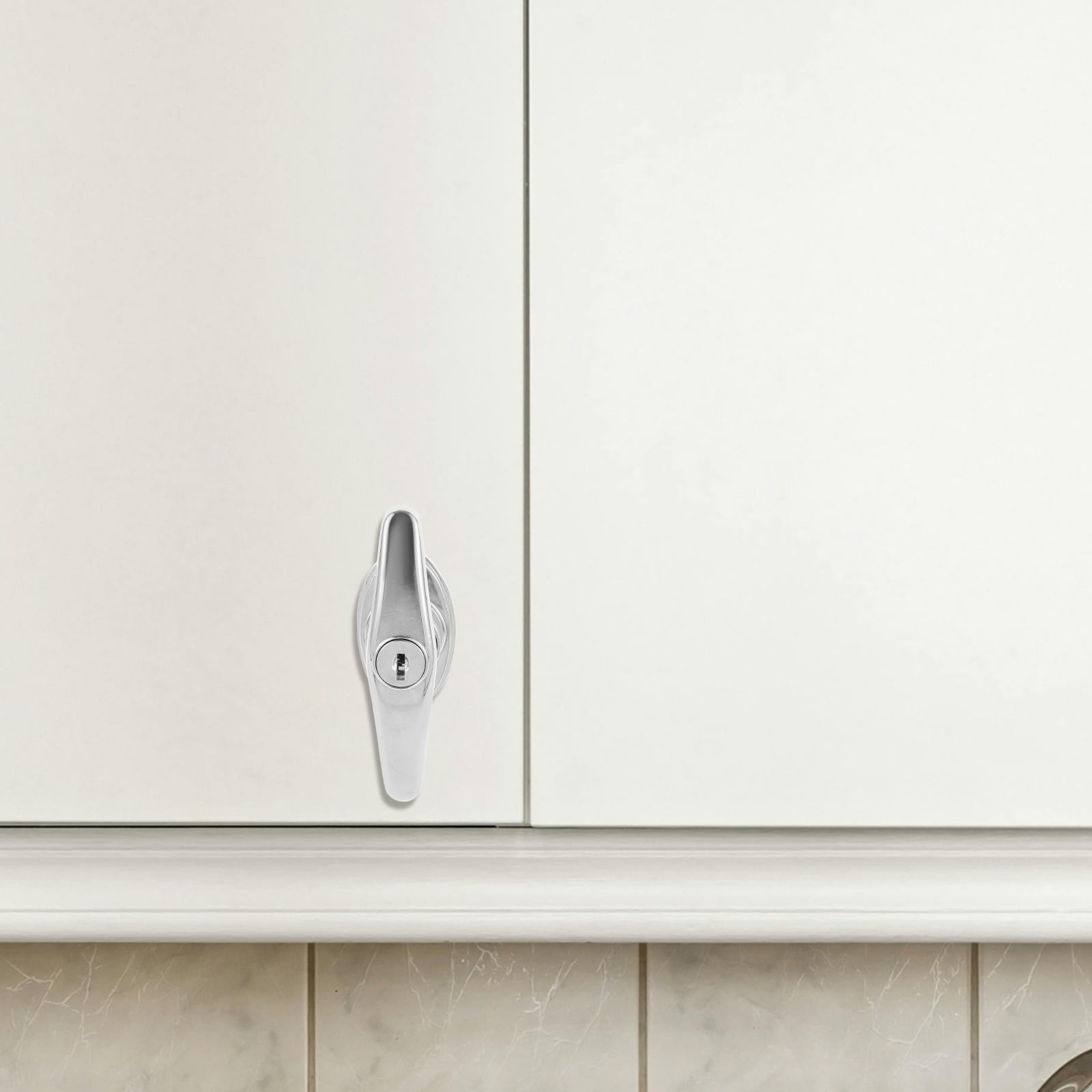 ELAYARD Zinc Alloy Cabinet Door Lock Set with Keys, Smooth Finish, Secure Home and Office Cabinet Locks