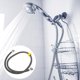 thumbnail image 4 of 2 unids de acero inoxidable Manguera de fregadero trenzado manguera de grifo frío agua caliente suministro tubo, 4 of 5