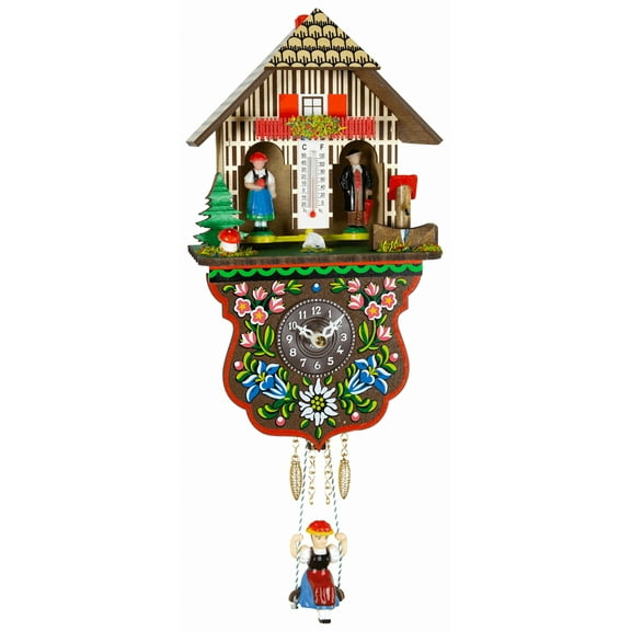 Black Forest Clock Swiss House Weather House