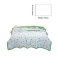 thumbnail image 3 of Qocolhg Spring Summer Quilt Bedding Modern Air Conditioner Quilt for Kids, Cotton Breathable Comforter Print Floral Quilts Bedspread, Cooling Blankets for Hot Sleepers, 39x59 inch, Green, 3 of 6