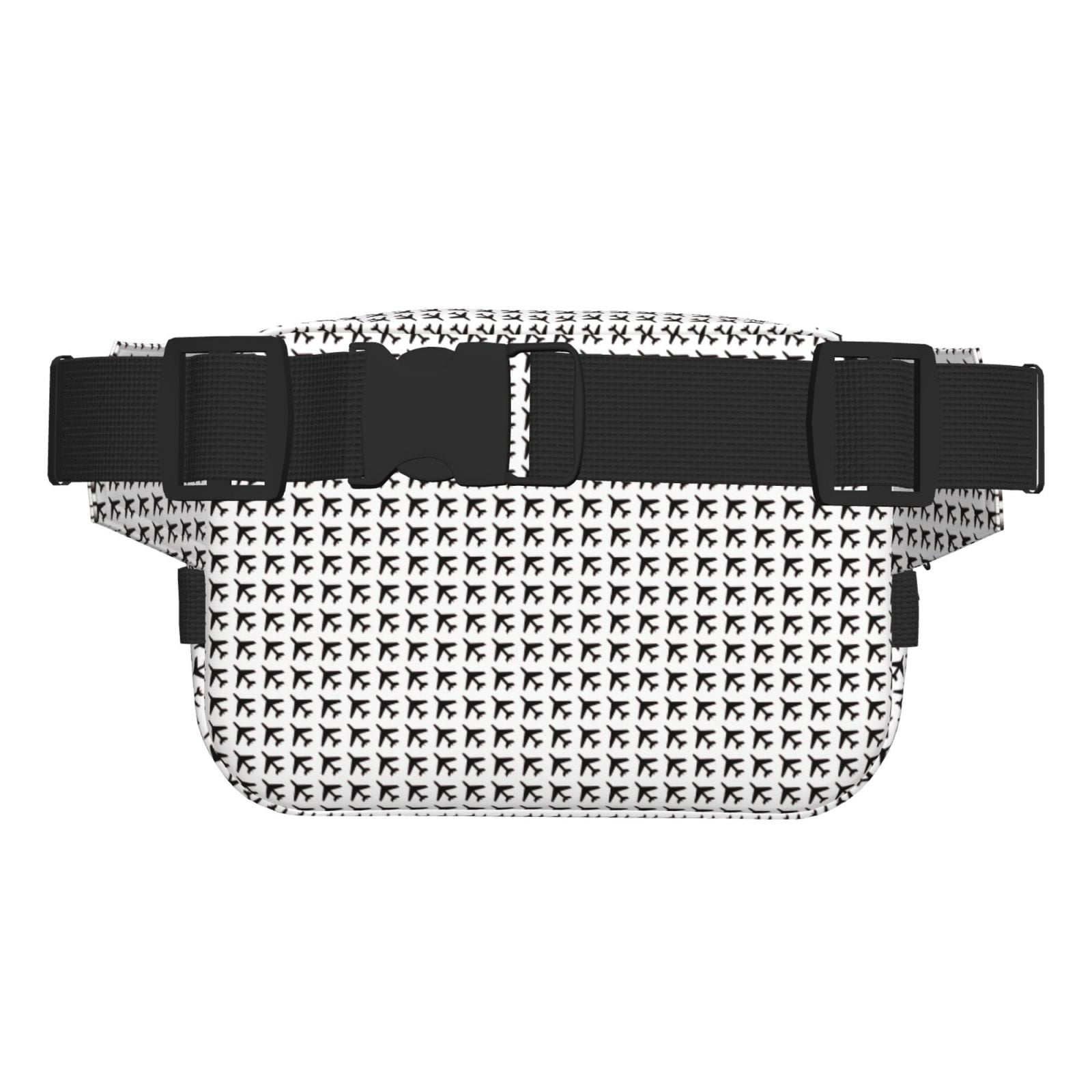 Hirioo Airplane for Double Layer Waist Bag Adjustable Fanny Pack For Travel Running Hiking