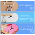 thumbnail image 3 of 60pcs Plastic Doll Hangers Mini House Coat Hanger Mini Clothes Supports, 3 of 6