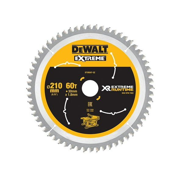 DEWALT - XR FlexVolt Table Saw Blade 210 x 30mm x 60T
