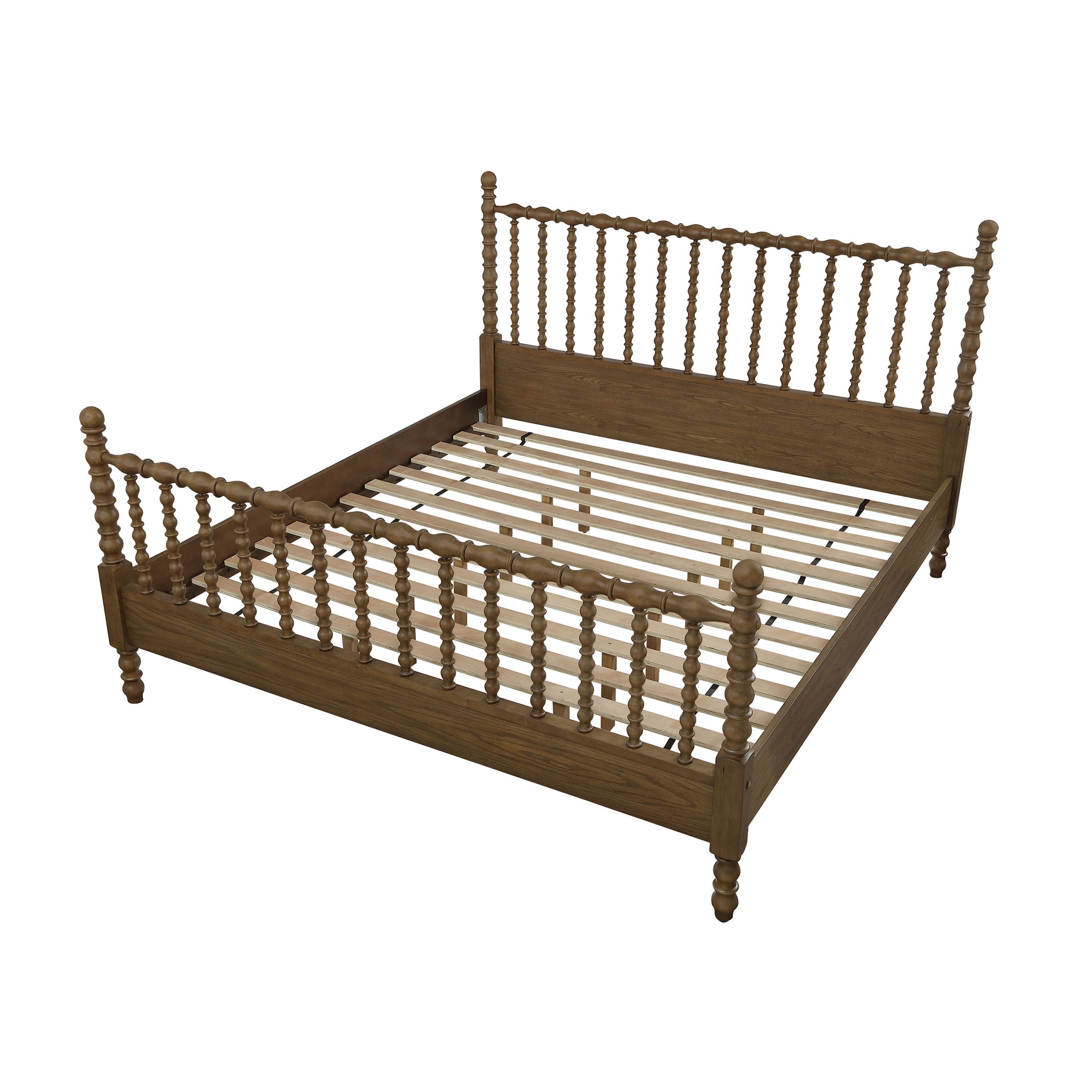 The Pioneer Woman Harper Spindle Bed, King, Homestead Brown
