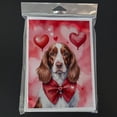 thumbnail image 3 of Welsh Springer Spaniel My Valentine Greeting Cards Pack of 8 7 in x 5 in, 3 of 3