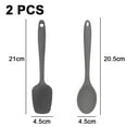 thumbnail image 2 of Juego de mini utensilios de cocina de 2 piezas: utensilios de cocina de silicona con espátulas, 2 of 5
