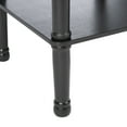thumbnail image 6 of SAFAVIEH Tinsley Solid Rustic Square Accent Table, Black, 6 of 7