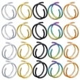thumbnail image 4 of 5 Pcs Double Hoop Nose Ring For Single Piercing Nose Rings Hoops, Double Nose Rings For Women, Spiral Nose Ring Hoop, 4 of 5