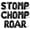 Black, variant on Letter Balloons - STOMP CHOMP ROAR 16" Inch Alphabet Letters Foil Mylar Balloon Birthday Party Banner (Purple)