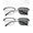 Gold 2pcs, variant on HD Reading Glasses, Smart Zoom Reading Glasses, Distance&near Progressive Multi-focus for Women Men