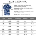 thumbnail image 3 of APTRO Mens Golf Shirt Short Sleeve Floral Polo Shirt Dry Fit Printed Performance Moisture Wicking Collared Polo Shirt Blue01 MPO36 3XL, 3 of 8