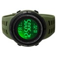 thumbnail image 4 of Reloj Electrónico, Reloj Deportivo Para Hombre, Retroiluminación LED, 50 M, Resistente Al Agua, Pila De Botón De 225 MAh Para Ejercicio Diario, Gimnasio, 4 of 7