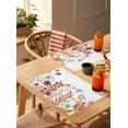 thumbnail image 4 of White Daisy Placemats Set of 12 Red Flower Fall Brown Leaf Farm Plant Heat Insulation Washable Place Mats, Rustic Non-Slip Table Mats for Dining Table Party Kitchen Decor,13x19 Inch, 4 of 4