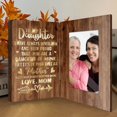 thumbnail image 5 of Highcool Daughter from Mom, Birthday for Daughter from Mom, Brown Glowing 4x6 Picture Frame for Wall/Tabletop, 5 of 6