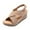 Beige, variant on Povozer Womens Wide Width Sandals Women's Shoes Hollowed out Peep-Toe Casual Shoes(Black,6.5)