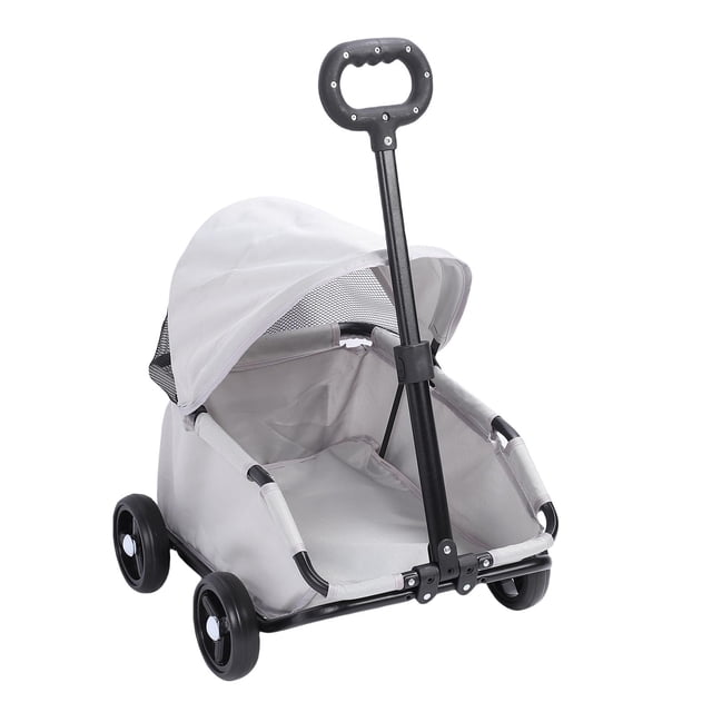 Carroller De Mascotas, Carrito De Pasto Plegable Para Perros Y Gatos Medianos Pequeños